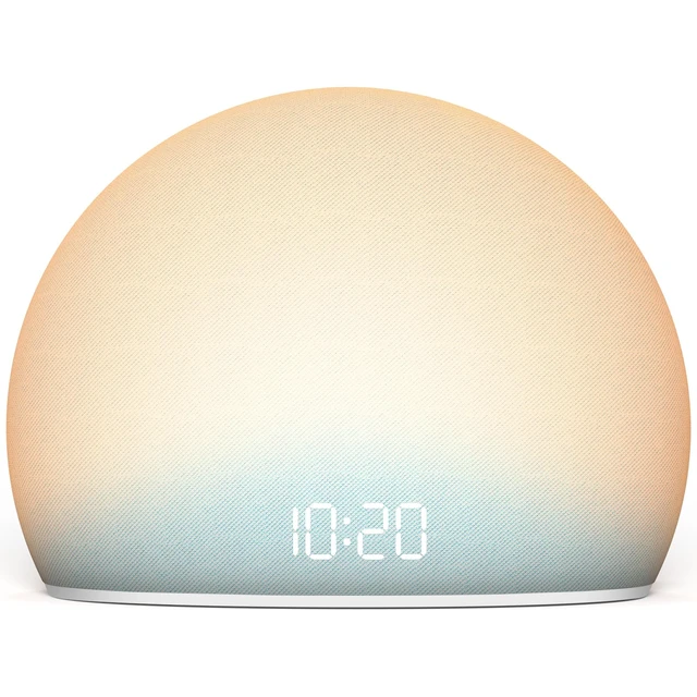Main image of Sunrise Alarm Clock with White Noise Sound Machine for Bedroom | Wake-Up Light, 5 Gentle Alarm Sounds, 20 Soothing Sleep Sounds, Dimmable Display, Phone-Free Bedside Clock - Blue