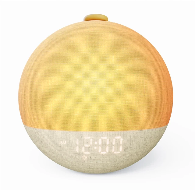 Main image of Sunrise Alarm Clock, Sound Machine for Sleep, 29 Sounds, Wood | White Noise Machine, Gentle Sunrise Alarm, One-Tap Favorites, Dimmable Night Light, No App, Adults Kids Bedrooms