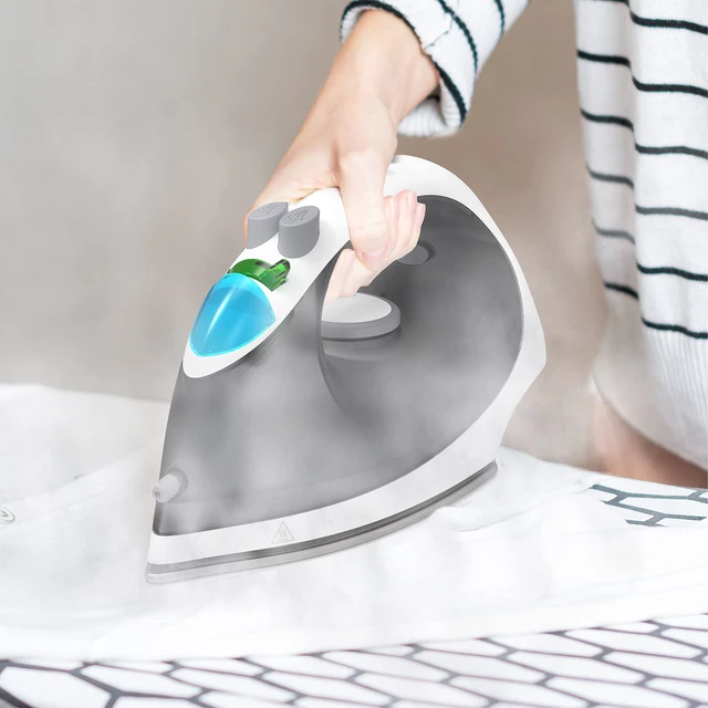 Alt view image 2 of 6 - SF-760 Portable Cordless Steam Iron, With Carrying Case, Non-Stick Sole Plate, White