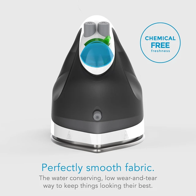 Alt view image 5 of 6 - SF-760 Portable Cordless Steam Iron, With Carrying Case, Non-Stick Sole Plate, White