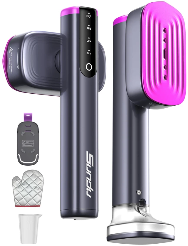 Main image of Steamer for Clothes, 1200W Travel Steamer & Iron 2 in 1 | Powerful Steam, Portable Handheld Garment Wrinkle Remover, 15s Fast Heat-Up with Dry & 2-Steam Control