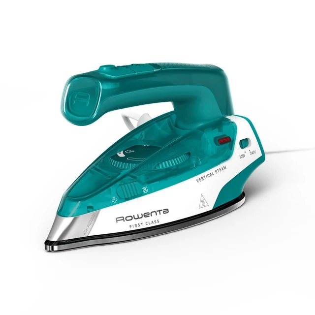 Main image of Travel Mini Iron DUAL Voltage 120-240 Iron for Clothes Green DA1610