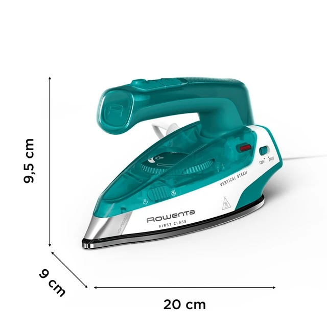 Alt view image 2 of 7 - Travel Mini Iron DUAL Voltage 120-240 Iron for Clothes Green DA1610