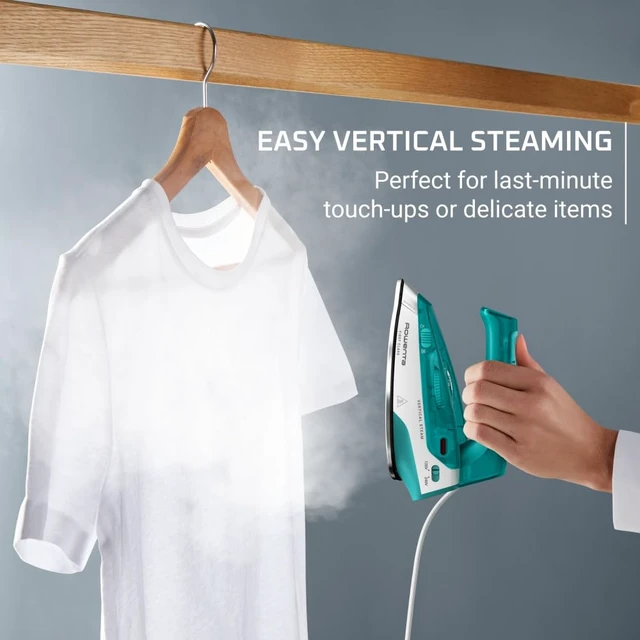 Alt view image 6 of 7 - Travel Mini Iron DUAL Voltage 120-240 Iron for Clothes Green DA1610