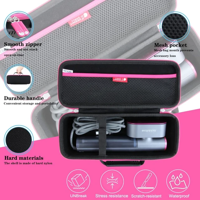 Alt view image 6 of 7 - Hard Travel Case for Jack Rose/Reewit Travel Steamer for Clothes,100-220V Portable Iron (Only Case)