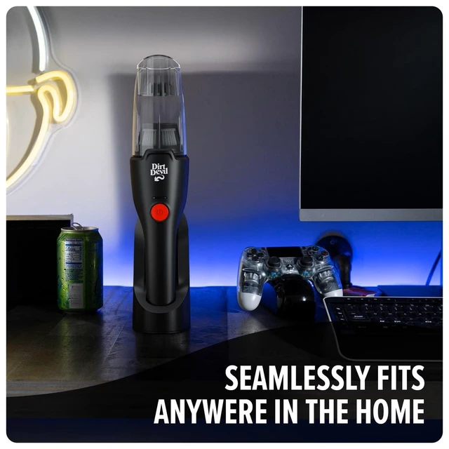 Alt view image 3 of 4 - Grab and Go+ 8V Cordless Handheld Vacuum, Portable Vacuum | Lightweight and Powerful, Includes 2-in-1 Tool and Charging Stand with Tool Storage