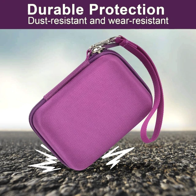 Alt view image 5 of 7 - Digital Camera Case for KODAK Pixpro FZ55 FZ45, Small Bag for CAMKORY | for Lecran/for VAHOIALD Point and Shoot Camera, Hard Carrying Case with Mesh Pocket, Compact for Vlogging, Travel and Storage