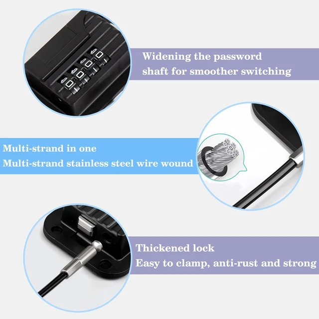 Alt view image 5 of 7 - 2 Pack Fridge Locks with Code for Refrigerator, Cabinets, Freezer, Drawers, Wardrobes, Closets, Windows, Freezer Doors. Child Safety Lock with Combination for Kids and Aldults