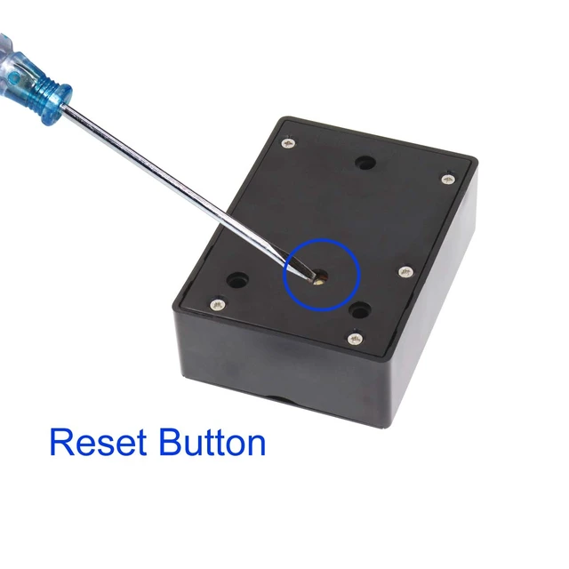 Alt view image 5 of 6 - RFID Electronic Cabinet Lock Hidden DIY for Wooden Cabinet Locker Drawer Cupboard (Black)