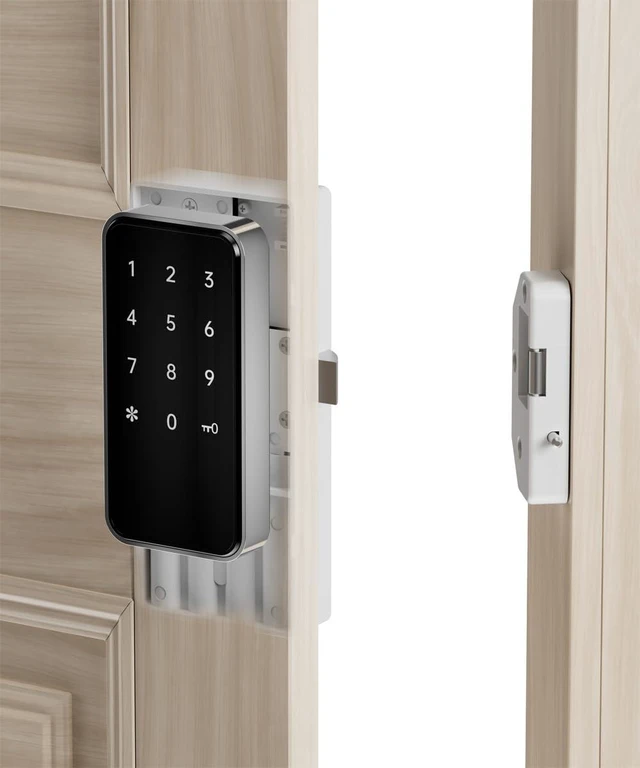 Main image of RFID Lock Digital Keyless Cabinet Locks with Password & Card Access, Dual & Single Unlock Modes, Public/Private Use, Touch Keypad for Gym Lockers, Drawers, Office Cabinets