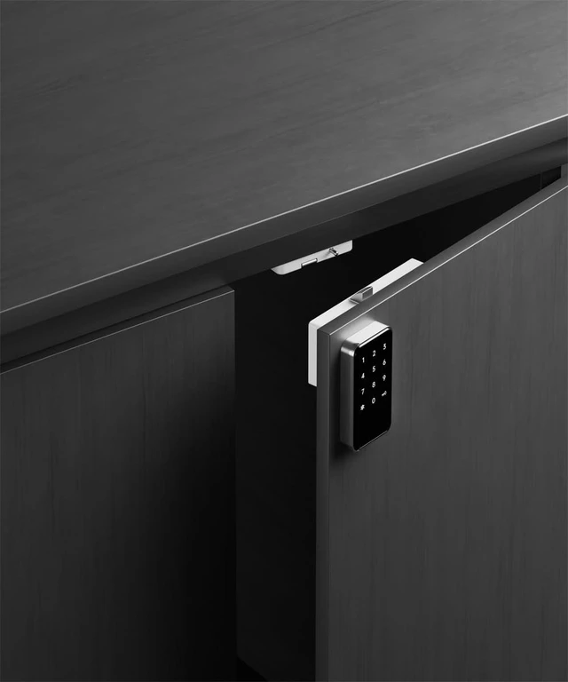 Alt view image 5 of 7 - RFID Lock Digital Keyless Cabinet Locks with Password & Card Access, Dual & Single Unlock Modes, Public/Private Use, Touch Keypad for Gym Lockers, Drawers, Office Cabinets