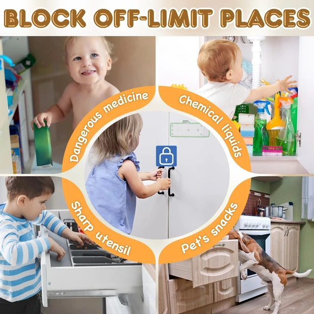 Alt view image 6 of 7 - Smart Cabinet Lock, Hidden Magnetic Bluetooth RFID Keyless Drawer Lock, Baby Proofing Child Safety Cabinet Locks for Liquor File Cabinet Cupboard Desk Dresser Adults