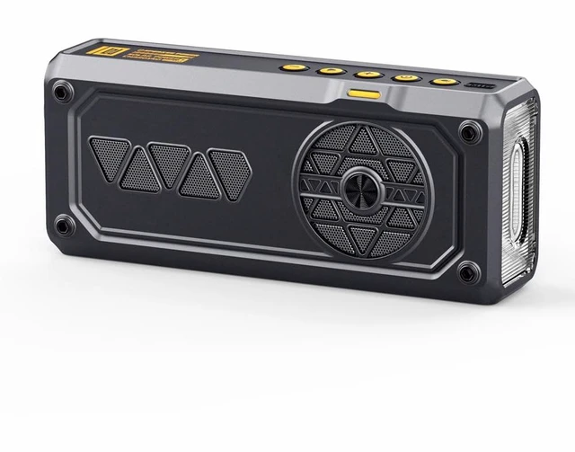 Main image of Solar Bluetooth Speaker, Portable Outdoor Speaker with Flashlight