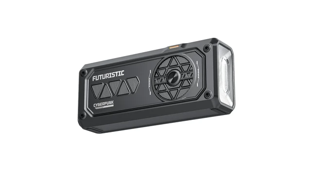 Alt view image 6 of 6 - Solar Bluetooth Speaker, Portable Outdoor Speaker with Flashlight