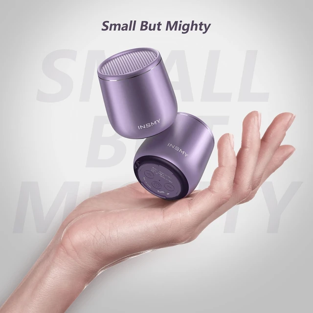Alt view image 2 of 7 - C17-MAX, Waterproof Small Bluetooth Speaker, Rich Audio, Pairing, Portable, Handheld, Purple