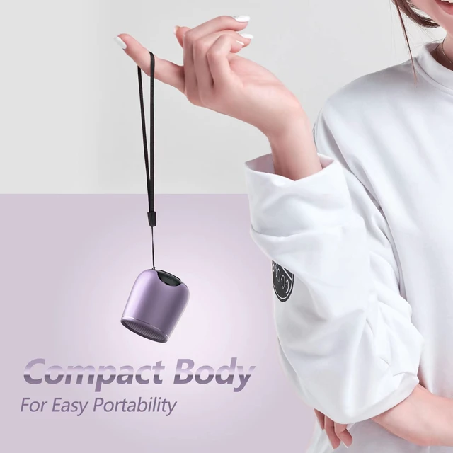 Alt view image 6 of 7 - C17-MAX, Waterproof Small Bluetooth Speaker, Rich Audio, Pairing, Portable, Handheld, Purple