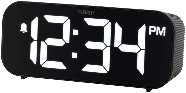 Alt view image 2 of 7 - 617-714 Black Insta-Set Digital LED Alarm Clock with Bluetooth Technology
