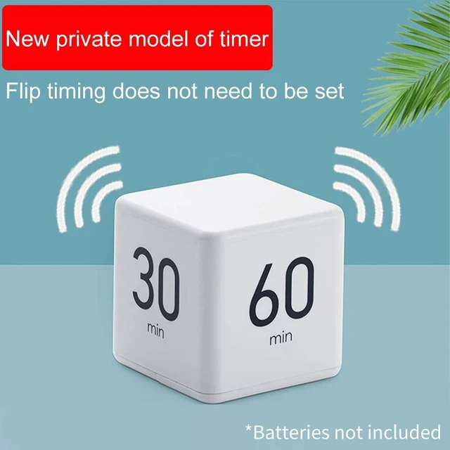 Alt view image 4 of 7 - Cube Timer - 15-20-30-60Min for Time Management Kitchen & Workout Timer with Adjusted Volume for Time Management,Classroom,Workout, Kitchen,Cooking