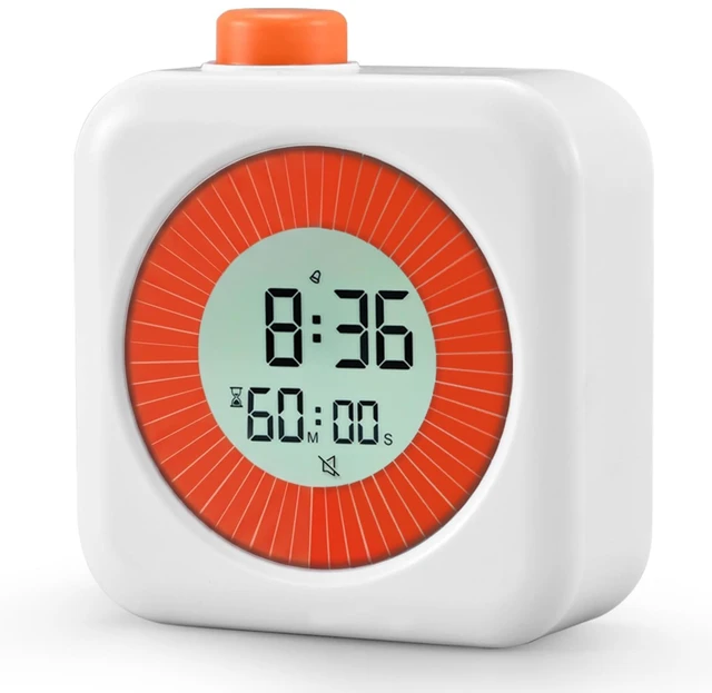 Main image of Digital Visual Timer for Kids, ADHD, Routine&Transitions, Stocking Stuffers | 60-Min Countdown & Count-up, 3-in-1(Timer, Clock, Alarm), Time Management Tool, Classroom Essential
