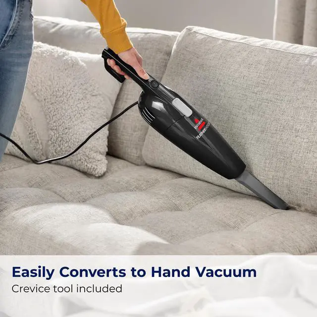 Alt view image 13 of 14 - Featherweight Stick Lightweight Bagless Vacuum with Crevice Tool, 2033M, Black