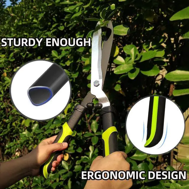Alt view image 12 of 14 - Loppers Hedge Clippers & Pruners Combo Set 3-Piece Hedge Shears, Sharp Tree Trimmer Branch Cutter for Yard, Lawn & Garden, Professional Tree Clippers Yard Clippers for Indoor & Outdoor Gardening