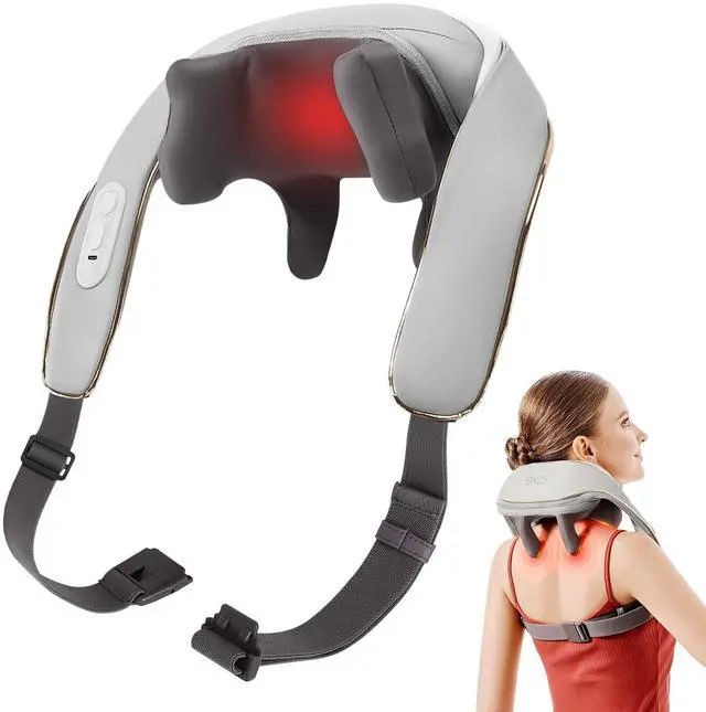 Alt view image 8 of 14 - 2025 Neck Massager for Pain Relief, Deep Tissue 6D Kneading with Heat, Cordless Neck & Shoulder Massage, Valentine Gift for Men & Women, H5 Mini