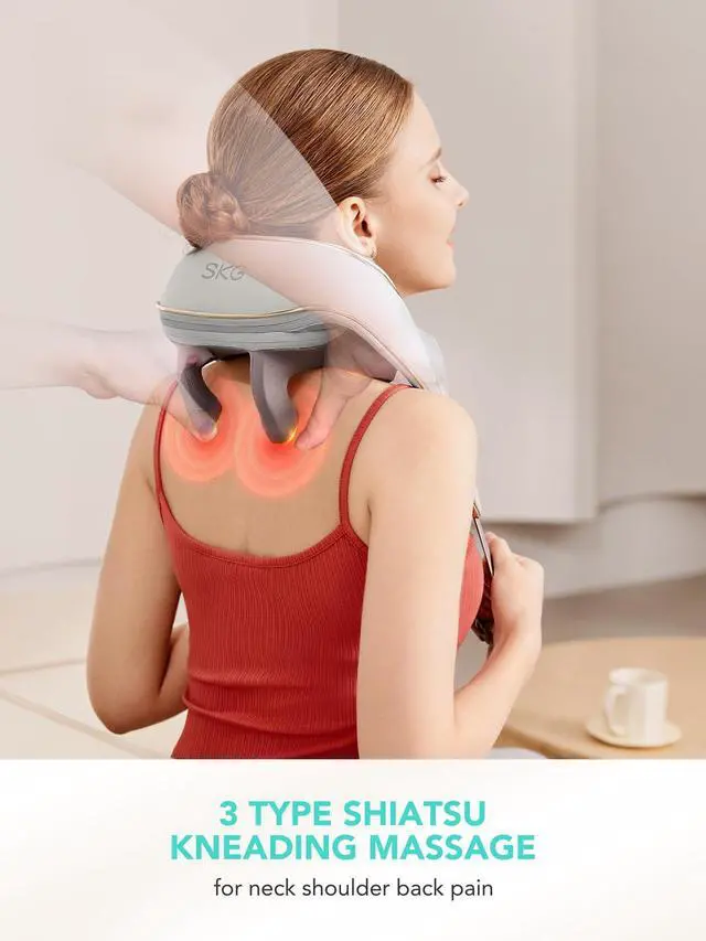 Alt view image 12 of 14 - 2025 Neck Massager for Pain Relief, Deep Tissue 6D Kneading with Heat, Cordless Neck & Shoulder Massage, Valentine Gift for Men & Women, H5 Mini