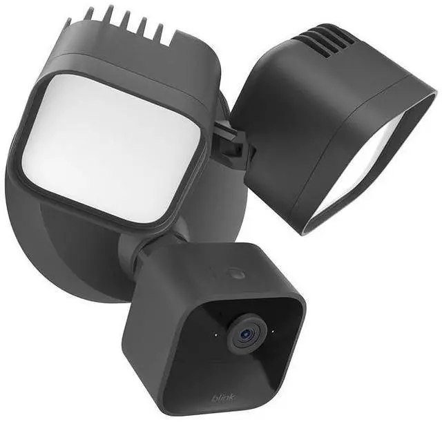 Alt view image 5 of 6 - Wired Floodlight Camera - Smart security camera, 2600 lumens, HD live view, enhanced motion detection, built-in siren, Works with Alexa 1 camera (Black)