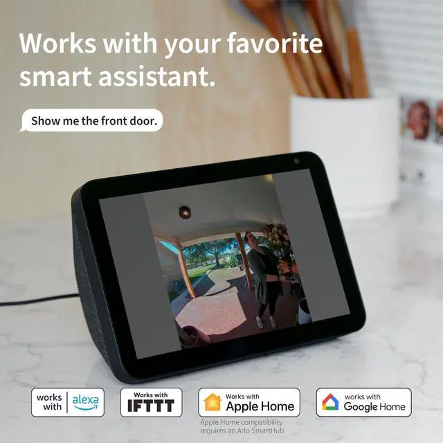 Alt view image 11 of 12 - Video Doorbell 2K (2nd Gen, Latest Release), Wireless or Wired Option, 2-Way Audio, Night Vision, Head to Toe Video View, Package Detection, Person & Vehicle Recognition, 1-Month Secure Plan