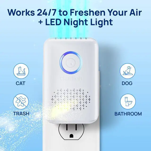 Alt view image 13 of 14 - ODRx - UV-C Cat Odor Deodorizer & Eliminator, Removes Cat Pee Smell, Filterless, Quiet, Compact Air Freshener for Bedrooms, Living Rooms, Litter Box Areas, Eliminates Ammonia Odors