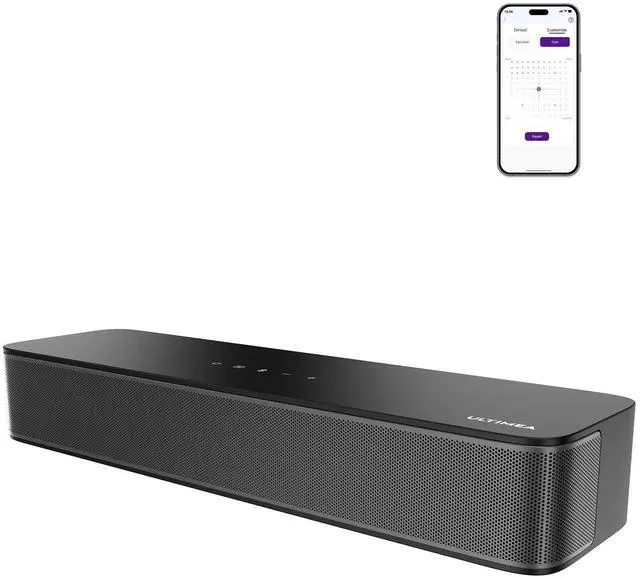 Alt view image 8 of 14 - 2.1ch Surround Sound Bar for TV, Built-in Subwoofer, Peak Power 132W, App Control, 16 Inches Bluetooth 5.4 TV Speakers Soundbar, All-in-one PC Soundbar, Opt/AUX/Wall Mount, Poseidon M20 Pro