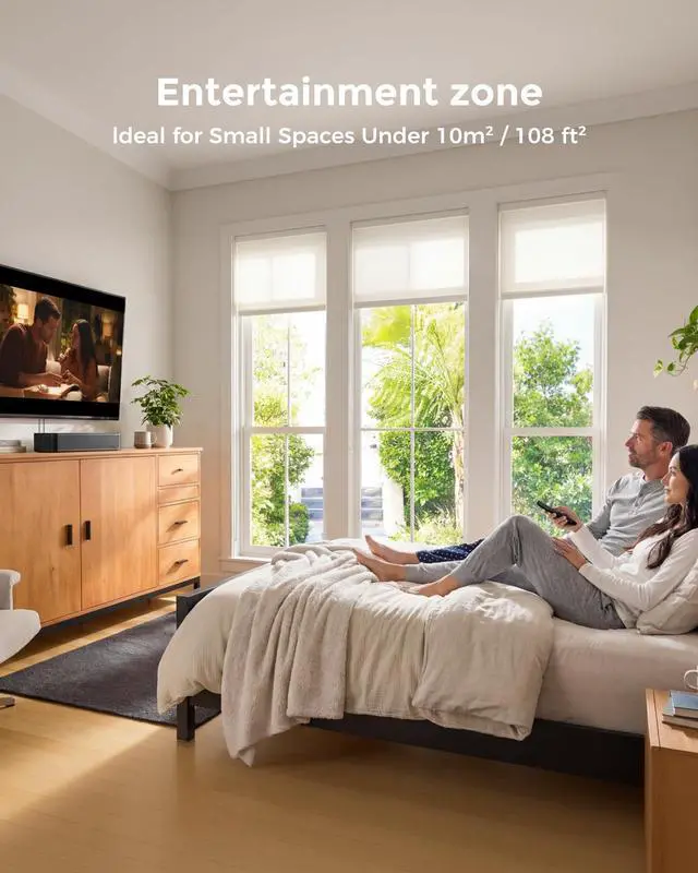 Alt view image 13 of 14 - 2.1ch Surround Sound Bar for TV, Built-in Subwoofer, Peak Power 132W, App Control, 16 Inches Bluetooth 5.4 TV Speakers Soundbar, All-in-one PC Soundbar, Opt/AUX/Wall Mount, Poseidon M20 Pro