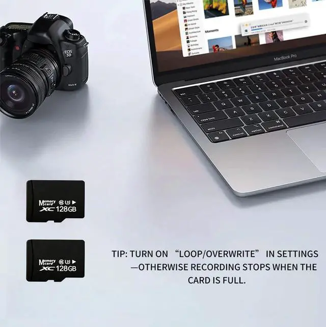 Alt view image 13 of 14 - 128GB 2-Pack MicroSDXC Cards A1 U3 V30 SD Adapter USB Reader High Endurance TF Card Dash Cam Security Camera 4K