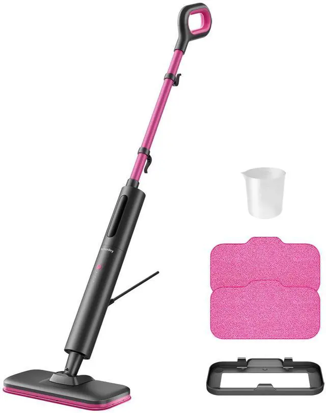 Alt view image 8 of 14 - Steam Mop Cleaner Powerful - 15s Fast Heat-Up, Chemical-Free for Hardwood/Tile/Laminate & Floors/Walls, Washable Pads, 3 Modes for Carpet, Lightweight, Self-Standing, Sleek Design