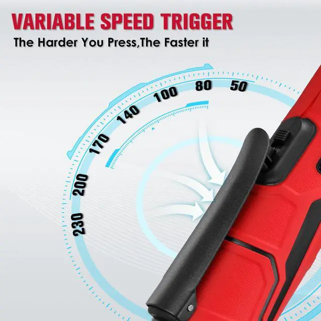 Alt view image 12 of 12 - Cordless Electric Ratchet Wrench Set, 3/8" 12V Extended Power Ratchet Tool Kit, 41 Ft-Lbs Cordless Ratchet with 8 Sockets, 1/4" adapter, LED Light, 2-Pack 2000mAh Battery And Charger