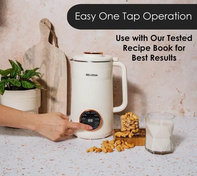 Alt view image 13 of 14 - All-In-One Bundle Nut Milk Maker Machine Includes 4 Storage Bottles, Labels & Measuring Set 32oz Capacity 8 in 1 Function Soy Milk Maker Machine Automatic Stainless Steel Almond Nut Oat Rice