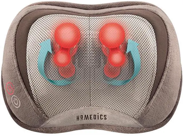 Alt view image 8 of 14 - Shiatsu Back Massager with Heat, 3D Deep Tissue Massage Pillow for Neck & Shoulders, Electric Kneading Lumbar Massager Cushion for Upper & Lower Back Pain Relief, Portable Home Office Travel