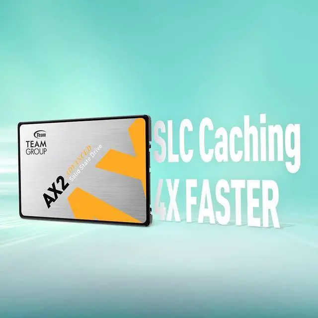 Alt view image 10 of 12 - AX2 256GB 3D NAND TLC 2.5 Inch SATA III Internal Solid State Drive SSD (Read Speed up to 520 MB/s) Compatible with Laptop & PC Desktop T253A3256G0C101