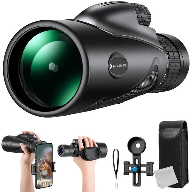 Alt view image 8 of 14 - 8-32X50 Zoom Monocular - High Power Dual Focus Prism Compact Monoculars for Kids Adults, with Phone Adapter, Low Light Night Vision, FMC Lens for Bird Watching Hunting Travel Camping Starg