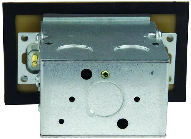 Alt view image 12 of 12 - Screw Cap Cover Floor Box kit, 5 x 2.8 1-Gang, 20A Tamper-Weather Resistant Duplex Receptacle Outlet, Watertight Gasket, Corrosive Resistant, UL Listed, 975506-C, Brass