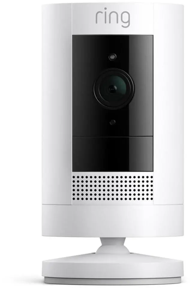 Alt view image 5 of 8 - Outdoor Cam (Stick Up Cam), Weather-resistant home or business security camera, outdoor ready, Live View, Color Night Vision, Two-Way Talk, motion alerts, Works with Alexa, White
