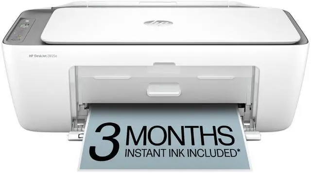 Alt view image 8 of 14 - DeskJet 2855e Wireless All-in-One Color Inkjet Printer, Scanner, Copier, Best-for-home, 3 month Instant Ink trial included. This printer is only 2.4 ghz capable. (588S5A)