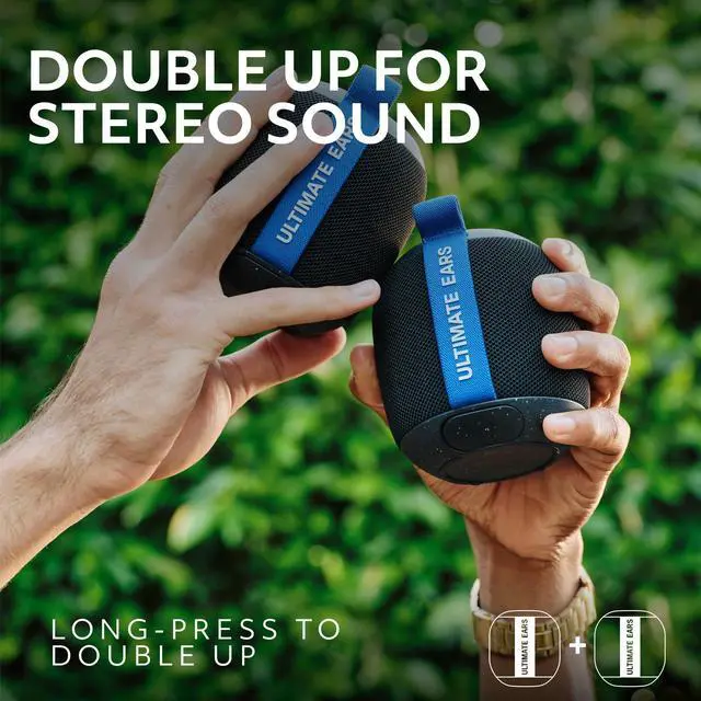 Alt view image 12 of 14 - WONDERBOOM Play Portable Waterproof Bluetooth Speaker, Dustproof Floating Speaker with 131ft (40m) Range, Black