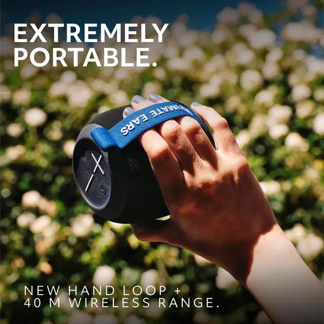 Alt view image 13 of 14 - WONDERBOOM Play Portable Waterproof Bluetooth Speaker, Dustproof Floating Speaker with 131ft (40m) Range, Black