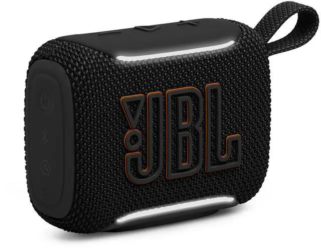 Alt view image 8 of 14 - Go 5 - Ultra-Portable Waterproof & Drop-Proof Speaker with JBL Legendary Sound & Ambient Edge Lighting, AirTouch Instant Stereo Pairing or Link Multiple Compatible Speakers via Auracast (Black)