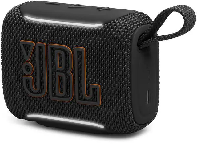 Alt view image 9 of 14 - Go 5 - Ultra-Portable Waterproof & Drop-Proof Speaker with JBL Legendary Sound & Ambient Edge Lighting, AirTouch Instant Stereo Pairing or Link Multiple Compatible Speakers via Auracast (Black)