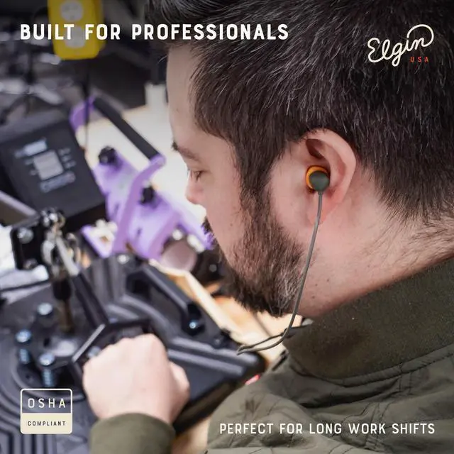 Alt view image 11 of 14 - Discord Gen 3 Bluetooth Earplug Earbuds, OSHA Compliant Wireless in-Ear Headphones, 31dB NRR ANSI Certified Noise Isolation, Dynamic 8mm Driver, USB-C Charging, 14-Hour Playback