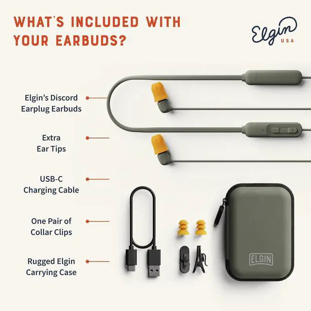 Alt view image 13 of 14 - Discord Gen 3 Bluetooth Earplug Earbuds, OSHA Compliant Wireless in-Ear Headphones, 31dB NRR ANSI Certified Noise Isolation, Dynamic 8mm Driver, USB-C Charging, 14-Hour Playback
