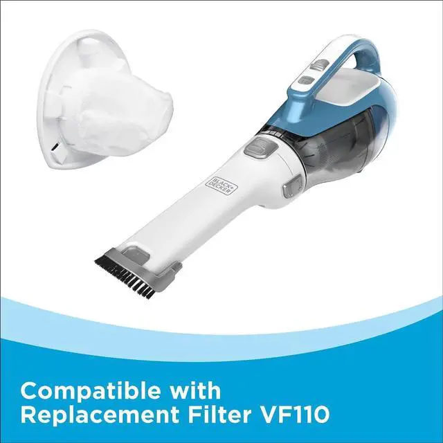 Alt view image 14 of 14 - dustbuster AdvancedClean Handheld Vacuum Cordless, Compact Home and Car Vacuum with Crevice Tool, Rotating Nozzle and Charging Station, Large Dust Bowl (CHV1410L)