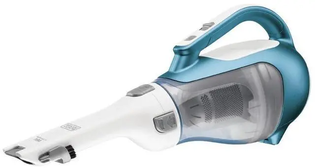 Alt view image 11 of 14 - dustbuster AdvancedClean Handheld Vacuum Cordless, Compact Home and Car Vacuum with Crevice Tool, Rotating Nozzle and Charging Station, Large Dust Bowl (CHV1410L)